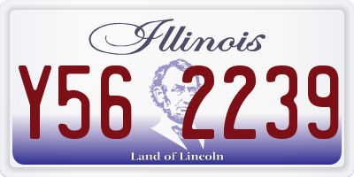 IL license plate Y562239