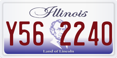 IL license plate Y562240