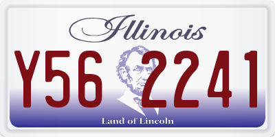 IL license plate Y562241