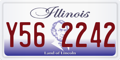 IL license plate Y562242