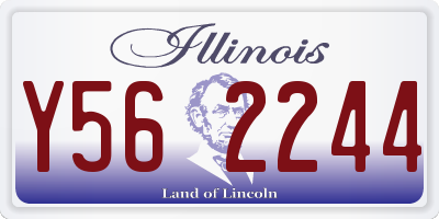 IL license plate Y562244