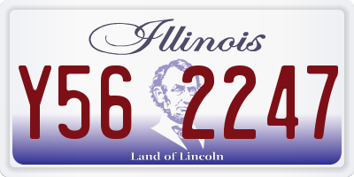 IL license plate Y562247