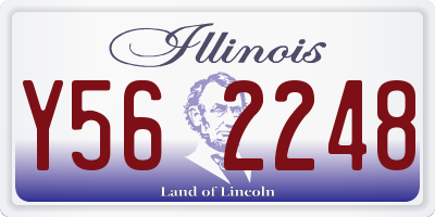 IL license plate Y562248