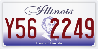 IL license plate Y562249