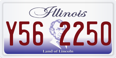 IL license plate Y562250