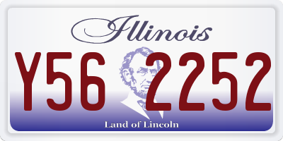 IL license plate Y562252