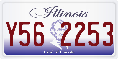 IL license plate Y562253