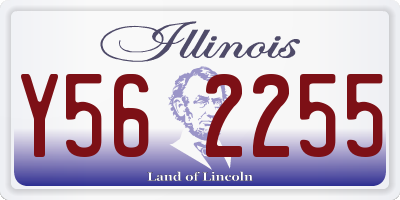 IL license plate Y562255