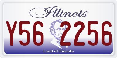 IL license plate Y562256