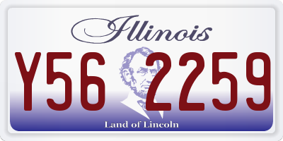 IL license plate Y562259