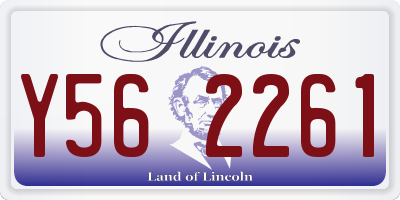 IL license plate Y562261