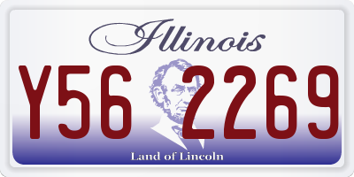 IL license plate Y562269