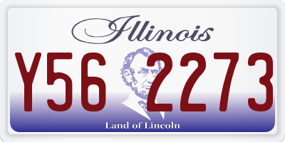 IL license plate Y562273
