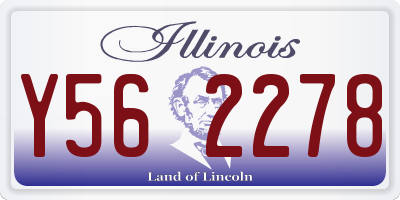 IL license plate Y562278