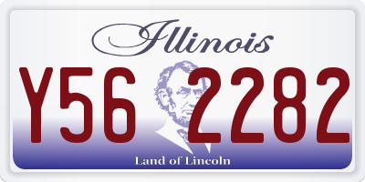 IL license plate Y562282