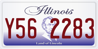 IL license plate Y562283