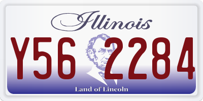 IL license plate Y562284