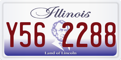 IL license plate Y562288