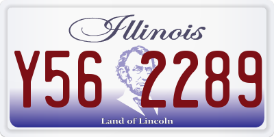 IL license plate Y562289