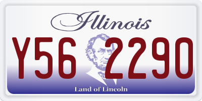 IL license plate Y562290