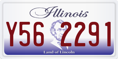 IL license plate Y562291