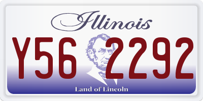 IL license plate Y562292