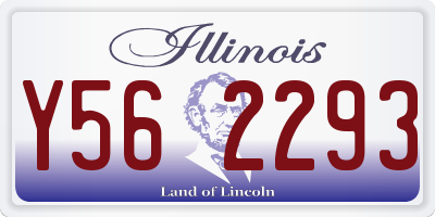 IL license plate Y562293
