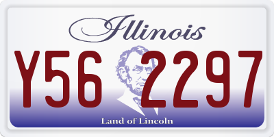 IL license plate Y562297