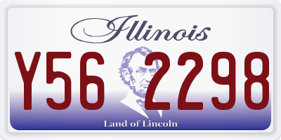 IL license plate Y562298