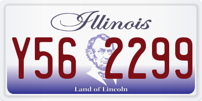IL license plate Y562299