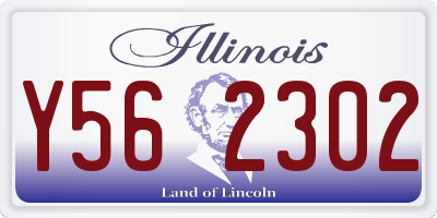 IL license plate Y562302