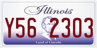 IL license plate Y562303