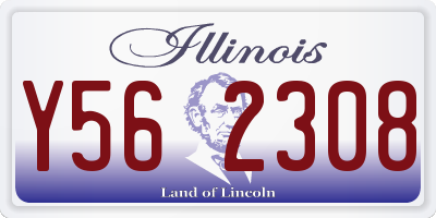 IL license plate Y562308