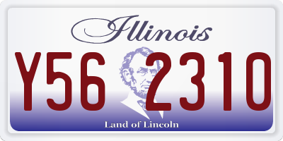 IL license plate Y562310
