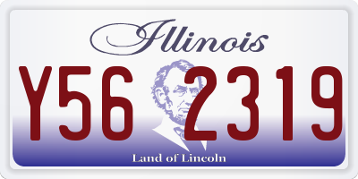 IL license plate Y562319