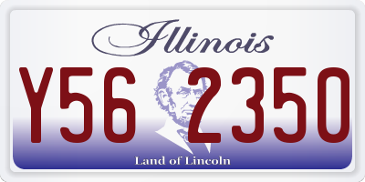 IL license plate Y562350