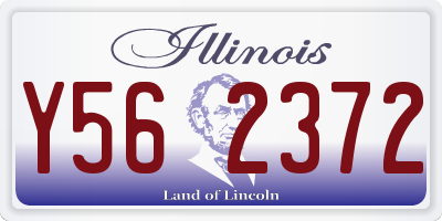 IL license plate Y562372