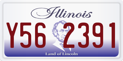 IL license plate Y562391