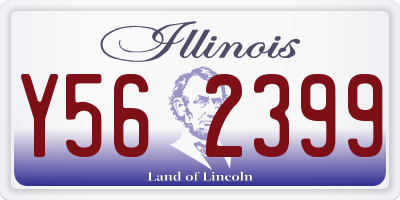IL license plate Y562399