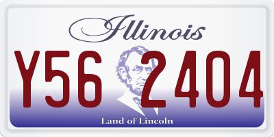 IL license plate Y562404