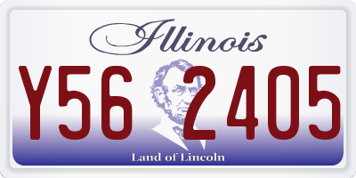IL license plate Y562405