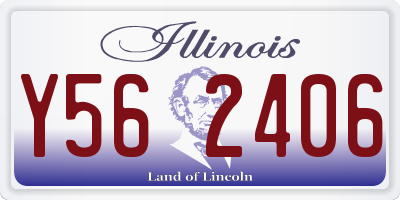 IL license plate Y562406