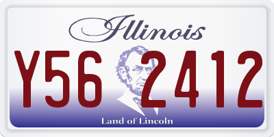 IL license plate Y562412