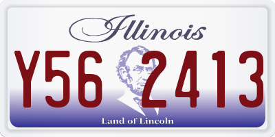 IL license plate Y562413