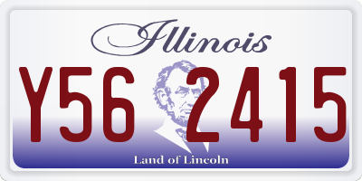 IL license plate Y562415