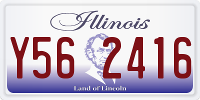 IL license plate Y562416