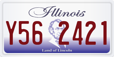 IL license plate Y562421
