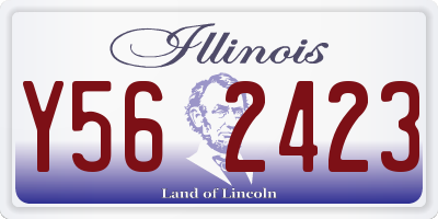 IL license plate Y562423