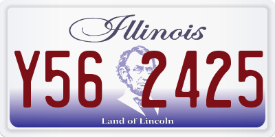 IL license plate Y562425