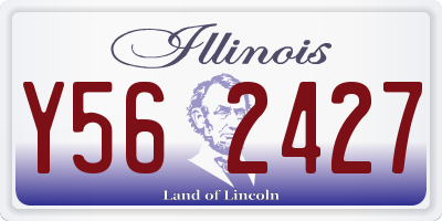 IL license plate Y562427